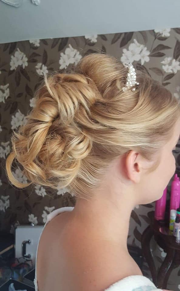 Wedding hair trial